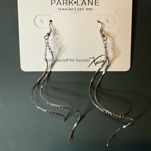 Park Lane Twisted Silver Whisper Earrings